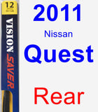 Rear Wiper Blade for 2011 Nissan Quest - Rear