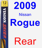 Rear Wiper Blade for 2009 Nissan Rogue - Rear