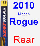 Rear Wiper Blade for 2010 Nissan Rogue - Rear