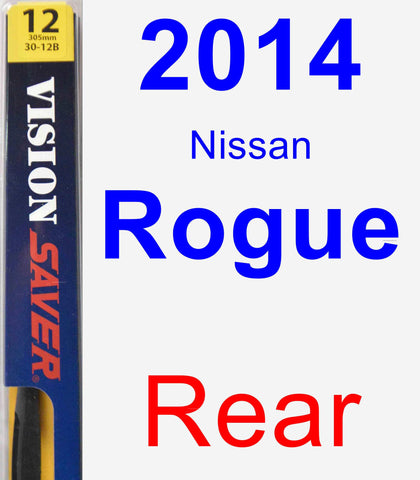 Rear Wiper Blade for 2014 Nissan Rogue - Rear