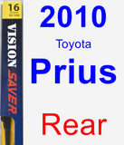 Rear Wiper Blade for 2010 Toyota Prius - Rear