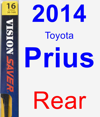 Rear Wiper Blade for 2014 Toyota Prius - Rear