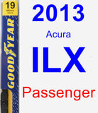 Passenger Wiper Blade for 2013 Acura ILX - Premium