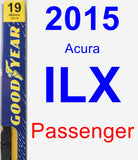 Passenger Wiper Blade for 2015 Acura ILX - Premium