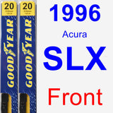 Front Wiper Blade Pack for 1996 Acura SLX - Premium