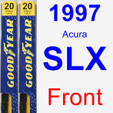 Front Wiper Blade Pack for 1997 Acura SLX - Premium