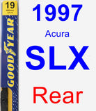 Rear Wiper Blade for 1997 Acura SLX - Premium