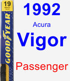 Passenger Wiper Blade for 1992 Acura Vigor - Premium