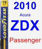 Passenger Wiper Blade for 2010 Acura ZDX - Premium