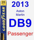 Passenger Wiper Blade for 2013 Aston Martin DB9 - Premium