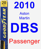 Passenger Wiper Blade for 2010 Aston Martin DBS - Premium