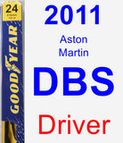 Driver Wiper Blade for 2011 Aston Martin DBS - Premium