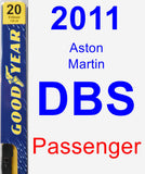 Passenger Wiper Blade for 2011 Aston Martin DBS - Premium