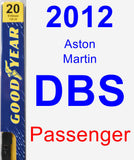 Passenger Wiper Blade for 2012 Aston Martin DBS - Premium