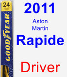 Driver Wiper Blade for 2011 Aston Martin Rapide - Premium