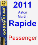 Passenger Wiper Blade for 2011 Aston Martin Rapide - Premium