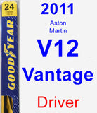 Driver Wiper Blade for 2011 Aston Martin V12 Vantage - Premium