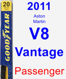 Passenger Wiper Blade for 2011 Aston Martin V8 Vantage - Premium