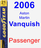 Passenger Wiper Blade for 2006 Aston Martin Vanquish - Premium