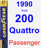 Passenger Wiper Blade for 1990 Audi 200 Quattro - Premium