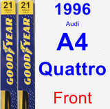 Front Wiper Blade Pack for 1996 Audi A4 Quattro - Premium