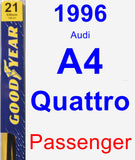 Passenger Wiper Blade for 1996 Audi A4 Quattro - Premium