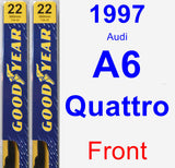 Front Wiper Blade Pack for 1997 Audi A6 Quattro - Premium