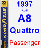 Passenger Wiper Blade for 1997 Audi A8 Quattro - Premium