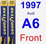 Front Wiper Blade Pack for 1997 Audi A6 - Premium