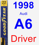 Driver Wiper Blade for 1998 Audi A6 - Premium