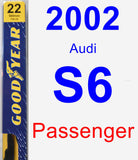 Passenger Wiper Blade for 2002 Audi S6 - Premium