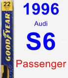 Passenger Wiper Blade for 1996 Audi S6 - Premium