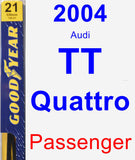 Passenger Wiper Blade for 2004 Audi TT Quattro - Premium
