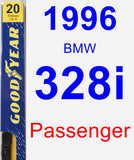 Passenger Wiper Blade for 1996 BMW 328i - Premium