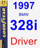 Driver Wiper Blade for 1997 BMW 328i - Premium