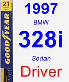 Driver Wiper Blade for 1997 BMW 328i - Premium