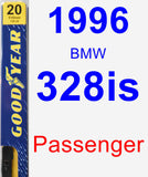Passenger Wiper Blade for 1996 BMW 328is - Premium