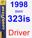 Driver Wiper Blade for 1998 BMW 323is - Premium