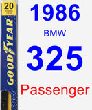 Passenger Wiper Blade for 1986 BMW 325 - Premium