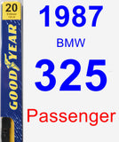 Passenger Wiper Blade for 1987 BMW 325 - Premium