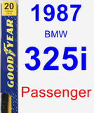Passenger Wiper Blade for 1987 BMW 325i - Premium