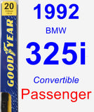 Passenger Wiper Blade for 1992 BMW 325i - Premium