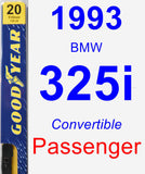 Passenger Wiper Blade for 1993 BMW 325i - Premium