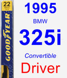 Driver Wiper Blade for 1995 BMW 325i - Premium