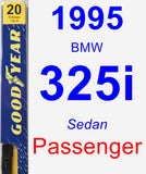Passenger Wiper Blade for 1995 BMW 325i - Premium
