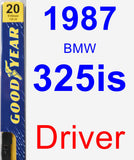 Driver Wiper Blade for 1987 BMW 325is - Premium