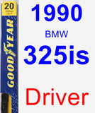 Driver Wiper Blade for 1990 BMW 325is - Premium