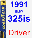 Driver Wiper Blade for 1991 BMW 325is - Premium