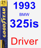 Driver Wiper Blade for 1993 BMW 325is - Premium
