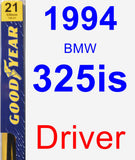 Driver Wiper Blade for 1994 BMW 325is - Premium
